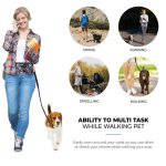 Floral Navy Hands Free Dog Leash