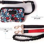 Floral Navy Hands Free Dog Leash